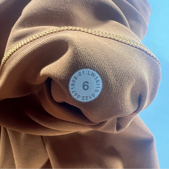 Lululemon Swift Speed High Rise Tight 28" Copper Brown Leggings Women's Size 6 - Picture 7 of 8